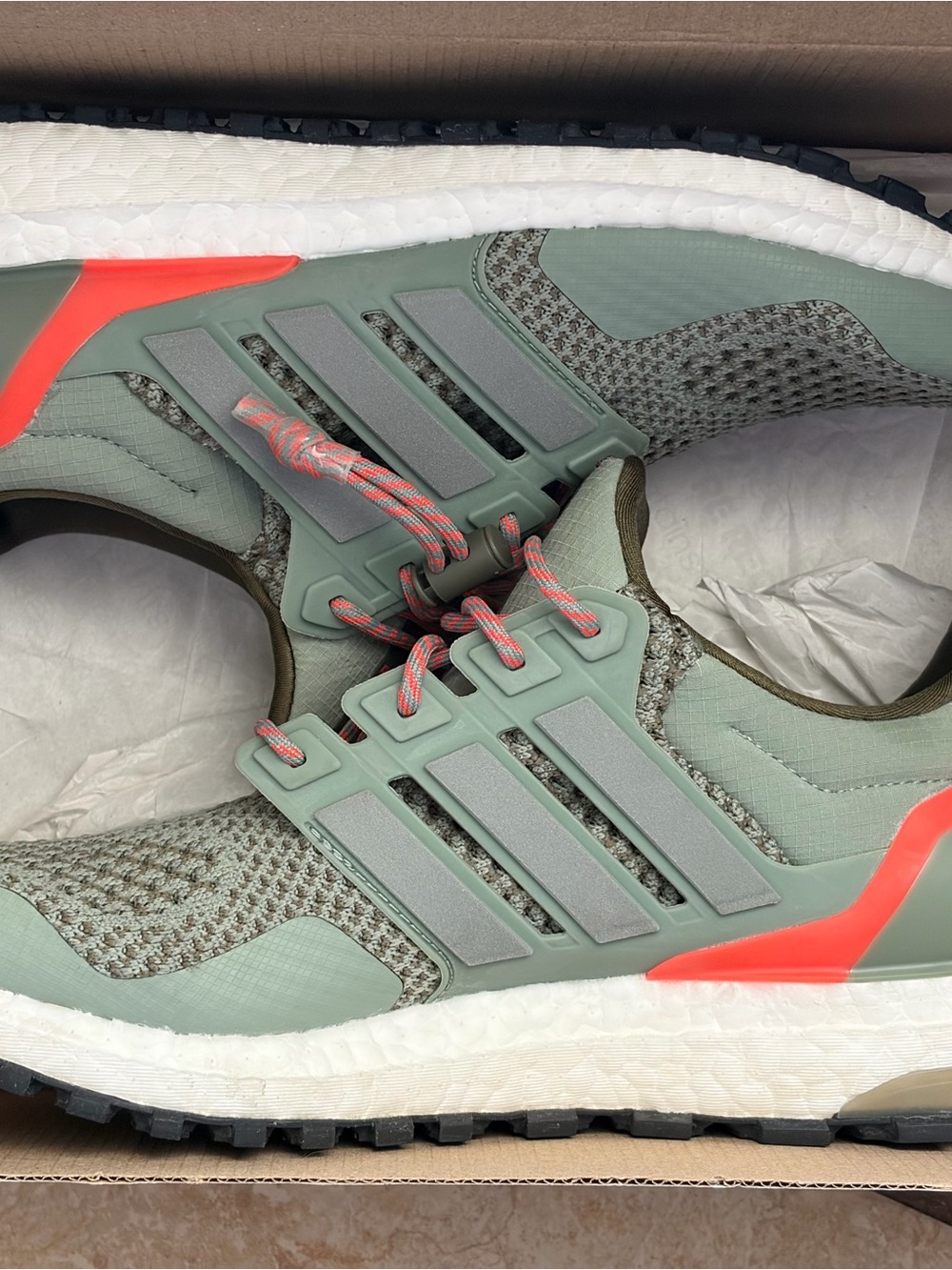 adidas UltraBoost 1.0 'Olive Strata Orange' Men’s size 8.5